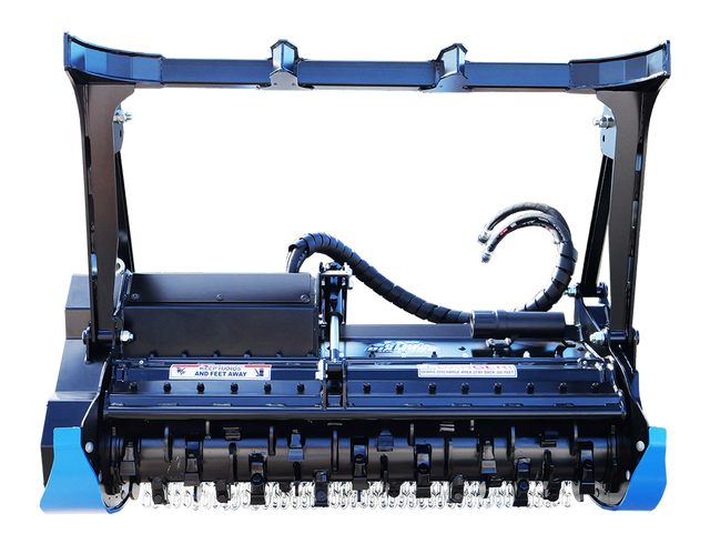 Skid Steer Drum Mulcher HEAVY duty Blue Diamond Attachments