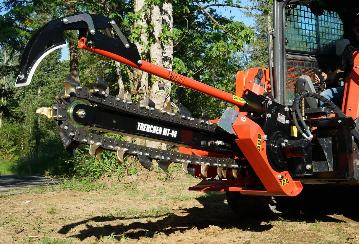 Skid Steer 4 FT. Trencher Attachment Eterra