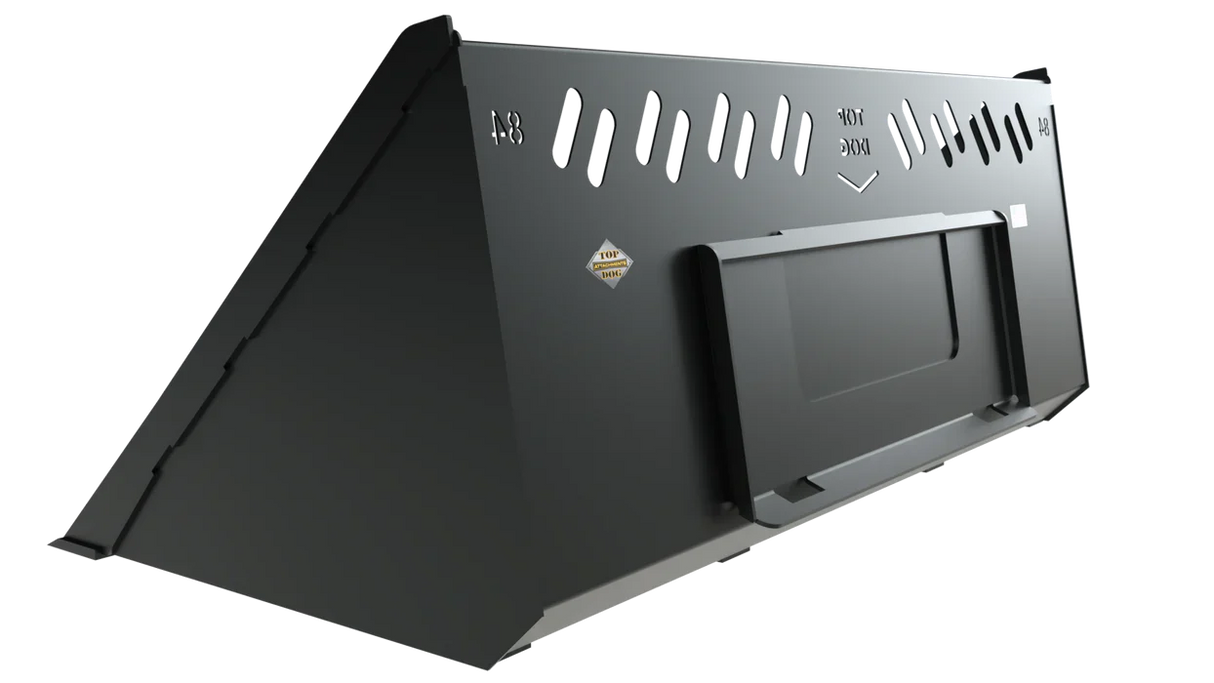 Skid Steer Snow Bucket Top Dog Attachments