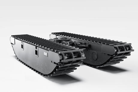 Amphibious Undercarriage for Excavator - AM250-4ER EIK Solutions