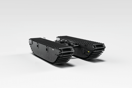 Amphibious Undercarriage for Excavator - AM80-5E EIK Solutions