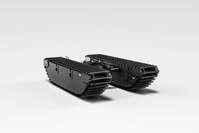 Amphibious Undercarriage for Excavator - AM80-5E EIK Solutions