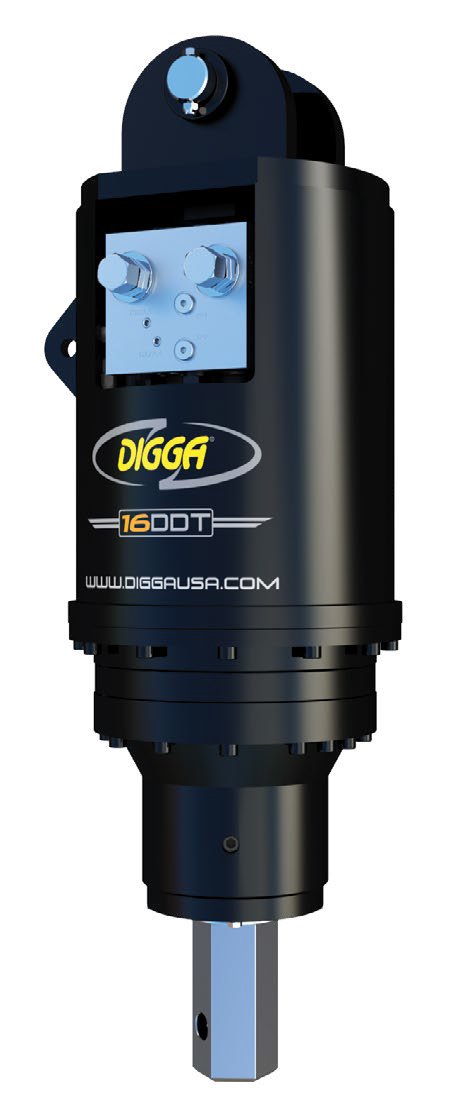 Augers For Excavators 13-16T 16DDT-13 Digga Two-Speed - High Flow Drive w/ 3" Hex Shaft 16,448 ft.-lbs. N/A (Auger Drive Only)