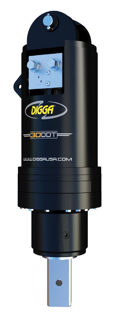 Augers For Excavators 18-30T 30DDT-7 Digga Two-Speed - High Flow Drive w/ 100mm Square Shaft 31,489 ft.-lbs. N/A (Auger Drive Only)