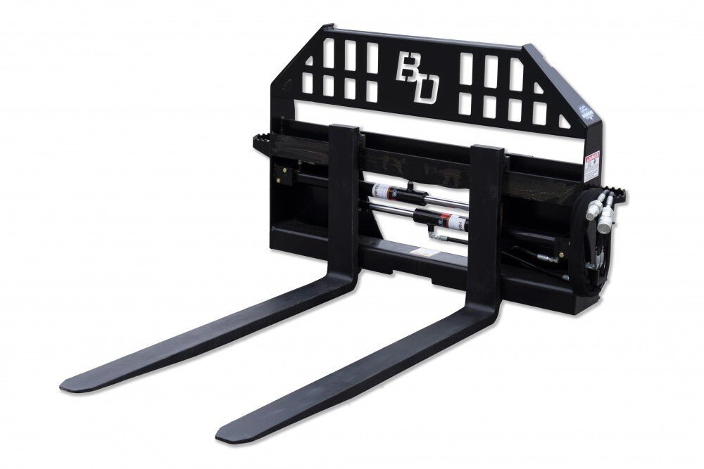 Blue Diamond® Hydraulic-Adjusting Pallet Forks Blue Diamond Attachments
