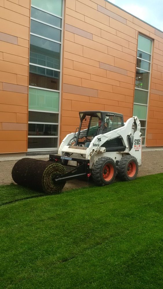 Blue Diamond® Skid Steer Sod Roller Blue Diamond Attachments