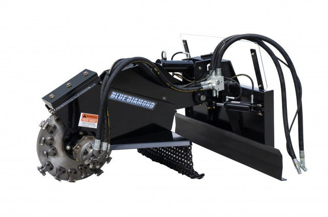 Blue Diamond® Skid Steer Swing Arm Stump Grinder Blue Diamond Attachments