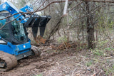 Blue Diamond® Skid Steer Tree Grubber Attachment Blue Diamond Attachments
