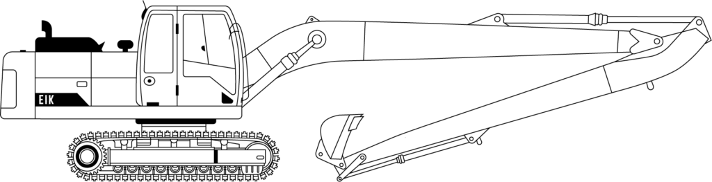 CAT320D/E-50FT Long Reach for Excavator EIK Solutions