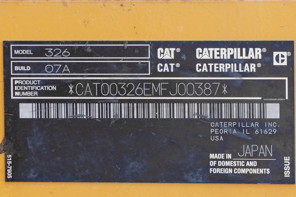 Caterpillar 2021 AM326 LR MFJ00387 - 3,617 hours EIK Solutions