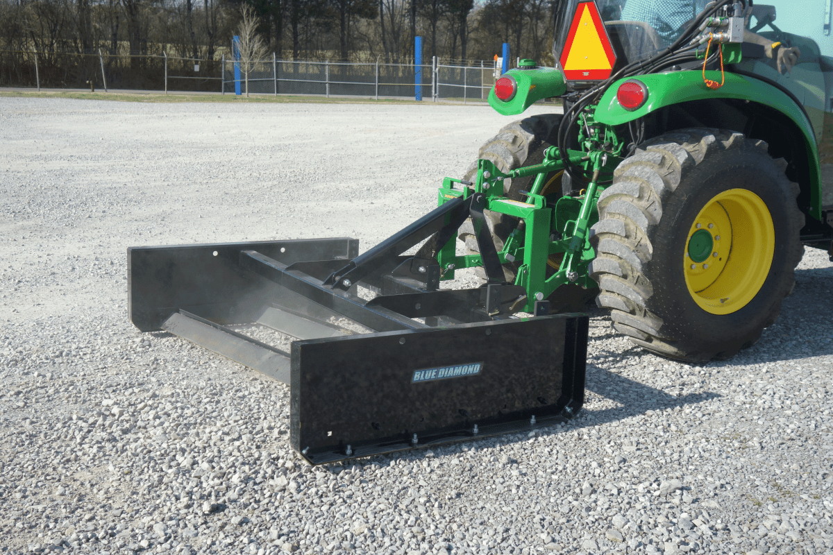 Dual-Edger Tractor Grader Blue Diamond Attachments