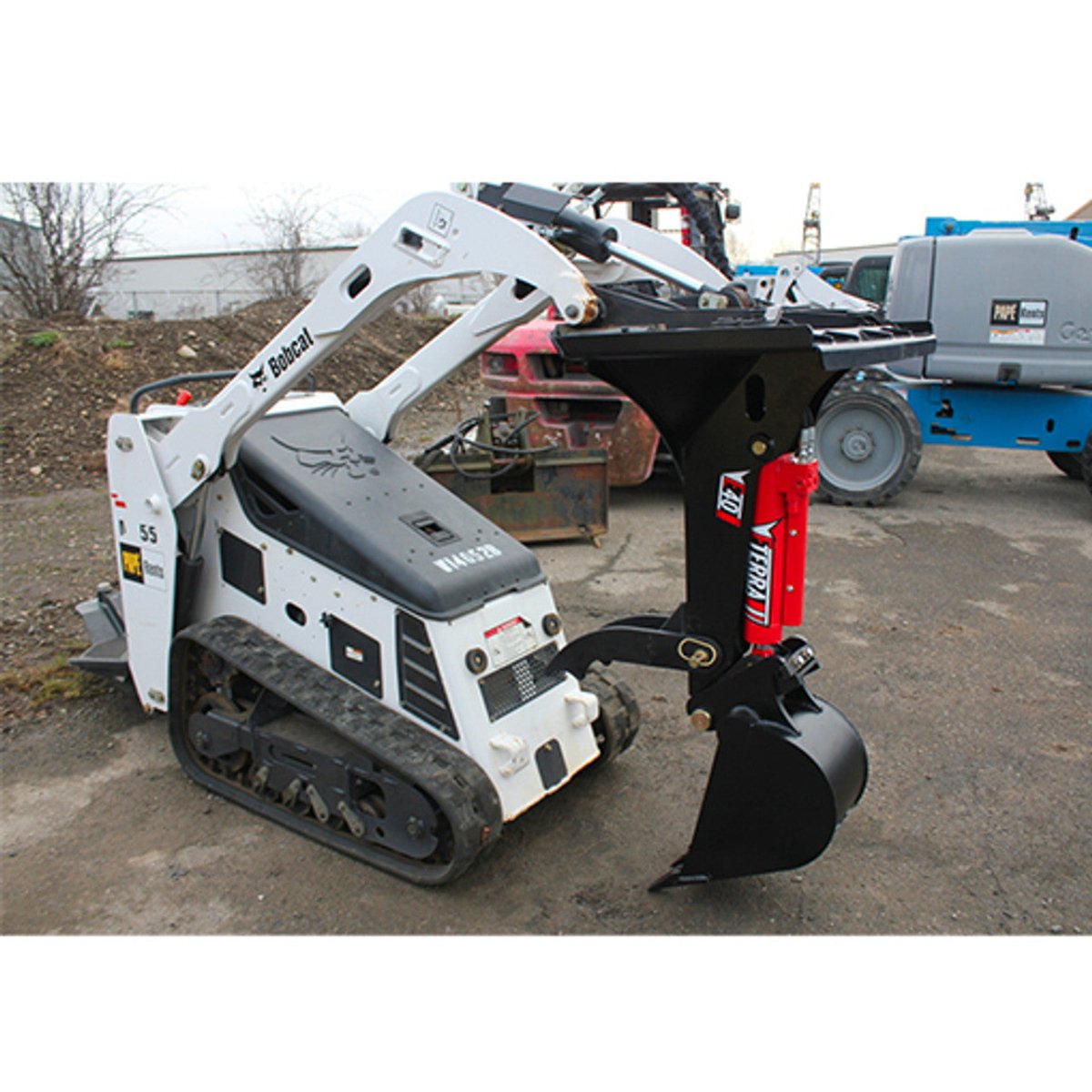 E40 Mini Skid Steer Backhoe Attachment Eterra