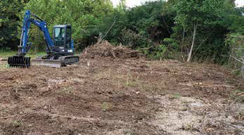 Heavy Duty Excavator Rake Blue Diamond Attachments