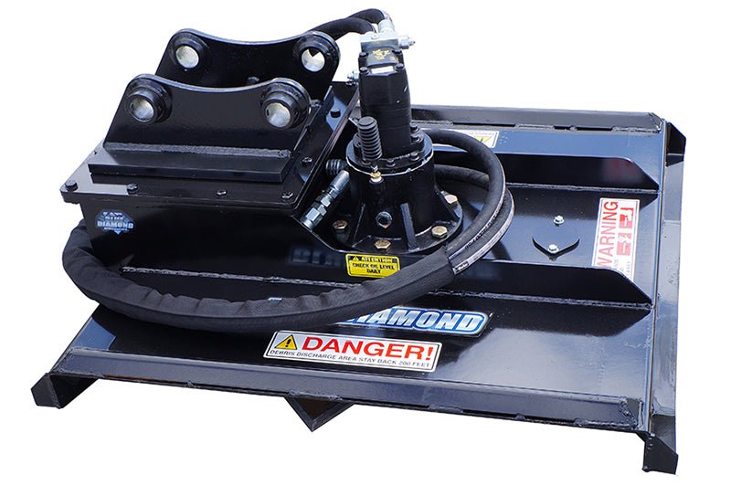 Mini Excavator Brush Cutter – Heavy Duty Blue Diamond Attachments