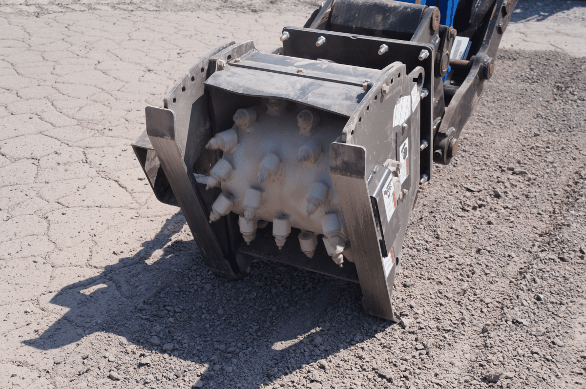 Mini Excavator Cold Planer Blue Diamond Attachments