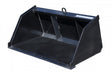 Mini Skid Steer Snow And Mulch Bucket Blue Diamond Attachments