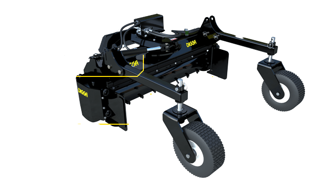 Mini Soil Conditioner For Compact Utility Loaders Digga