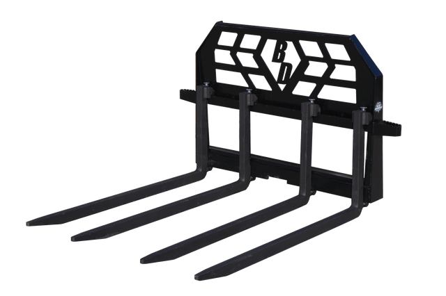 Pallet Forks – Block & Brick – Heavy Duty Blue Diamond Attachments