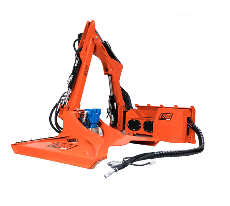 Raptor Skid Steer Boom Arm Mower Attachment Eterra