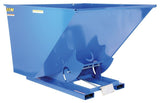 Self-Dumping Steel Hoppers with Bumper Release - D Style Vestil