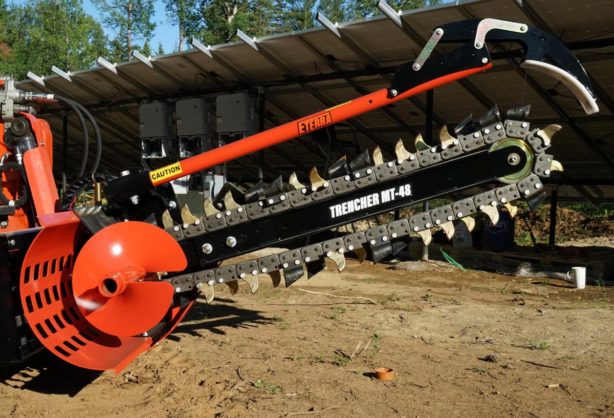 Skid Steer 4 FT. Trencher Attachment Eterra