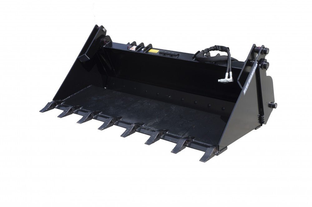 Skid Steer 4-IN-1 Bucket Blue Diamond Attachments