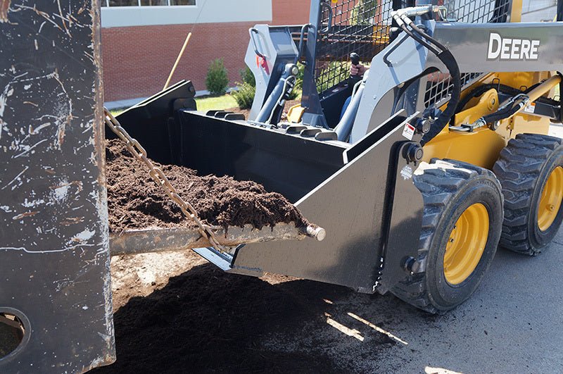 Skid Steer 4-IN-1 Bucket Blue Diamond Attachments