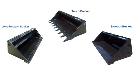 Skid Steer Bucket for General Purpose Blue Diamond Attachments