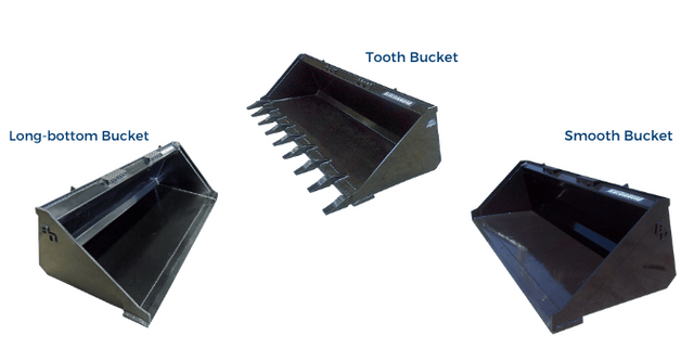 Skid Steer Bucket for General Purpose Blue Diamond Attachments