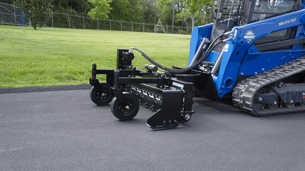 Skid Steer Power Rakes Blue Diamond Attachments
