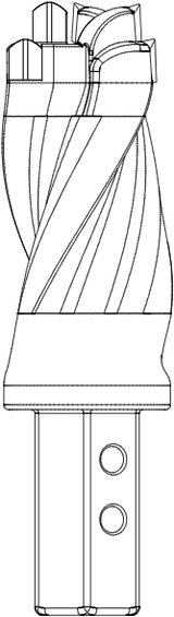 Taper Lock To Suit Rock / Combination Auger Bits PH-3XL Digga Multi-Faced Tungsten - MFT Pilot - 30"+ or 36"+