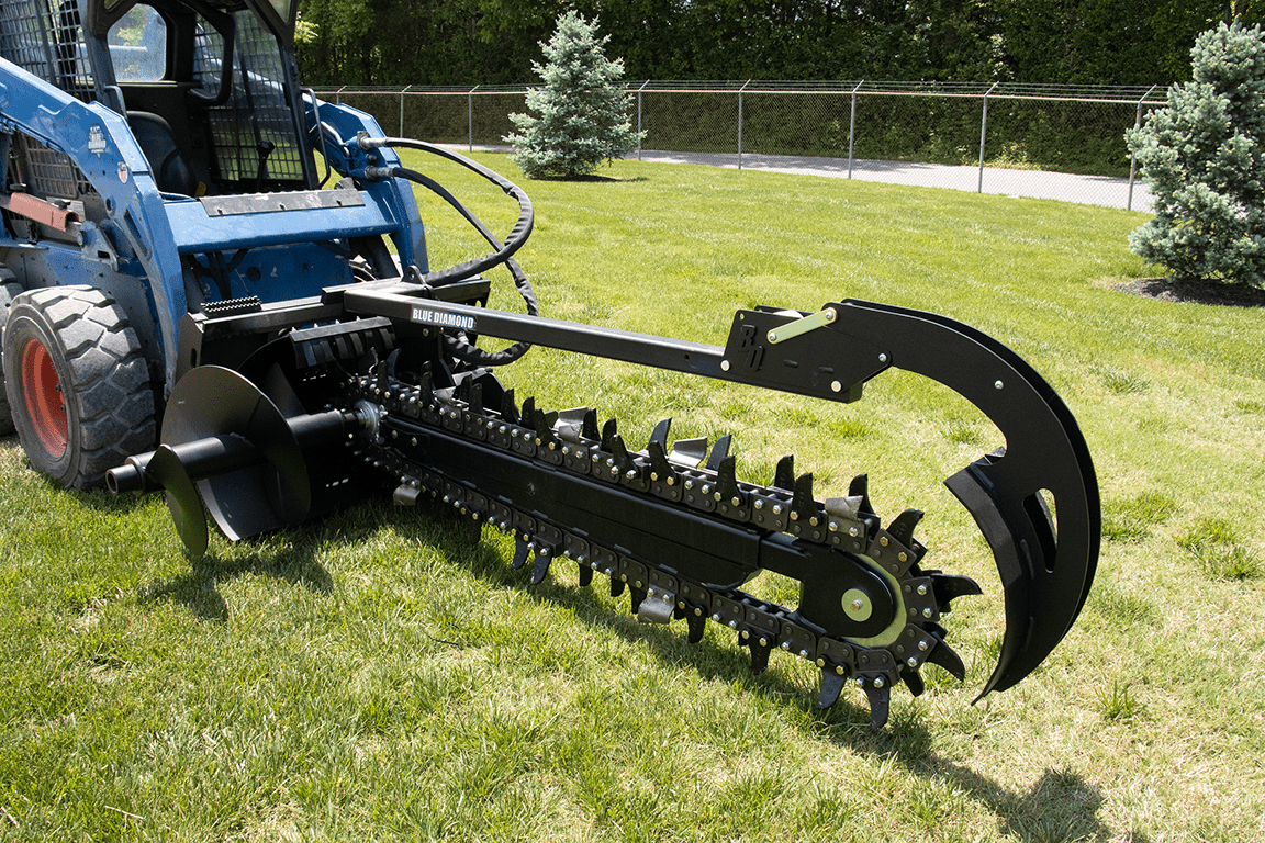 Trencher - High Flow Blue Diamond Attachments
