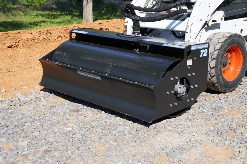 Vibratory Roller for Skid Steer Blue Diamond Attachments