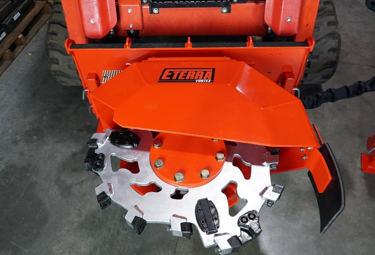 VORTEX SKID STEER STUMP GRINDER ATTACHMENT Eterra