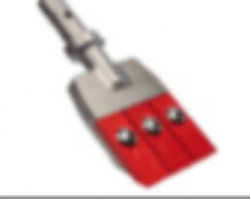 Workhorse Scraper Tooling CRTX3 Workhorse Ceramic Removal Tool - 3 Tooth